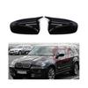 For X5 E70 X6 E71 2007-13 Side Wing Mirror Cover Caps Gloss Black Left+Right