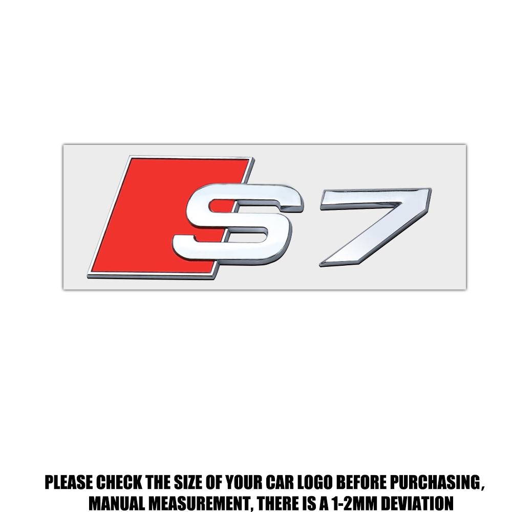 2026 Hot For Audi S3 S4 S5 S6 S7 S8 A4 B8 B6 B9 B7 C7 C6 C5 A3 8P 8V 8L A6 Car Body Rear Trunk ABS Badge Emblem Sticker Decor Accessories