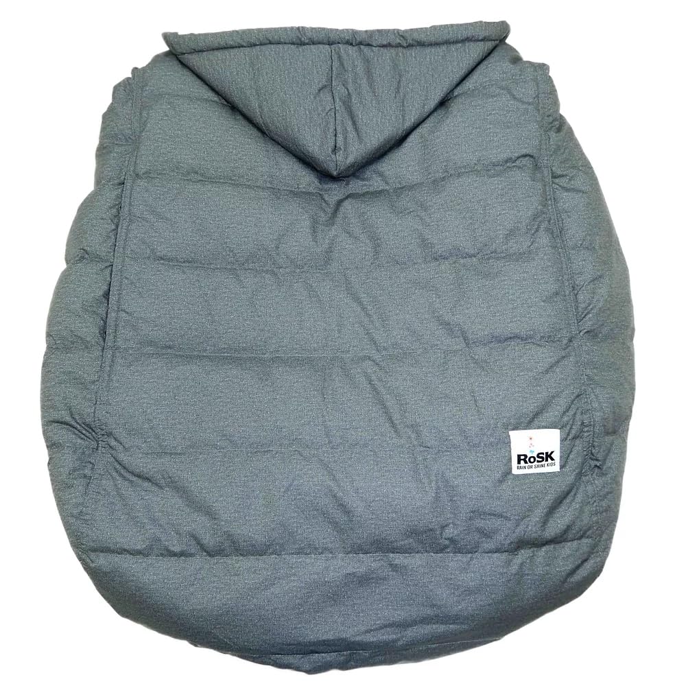 Rosk Down Легкая накидка из теплого пуха Универсальная для детской машины Угольный чехол, материал, переноски, коляски, сиденья и т. д.. AS00178-CH