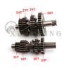 110cc 125cc Motorcycle Transmission Gear Box Main Counter Shaft For Chinese YX110 YX125 Engine Pit Dirt Bike Motocross parts