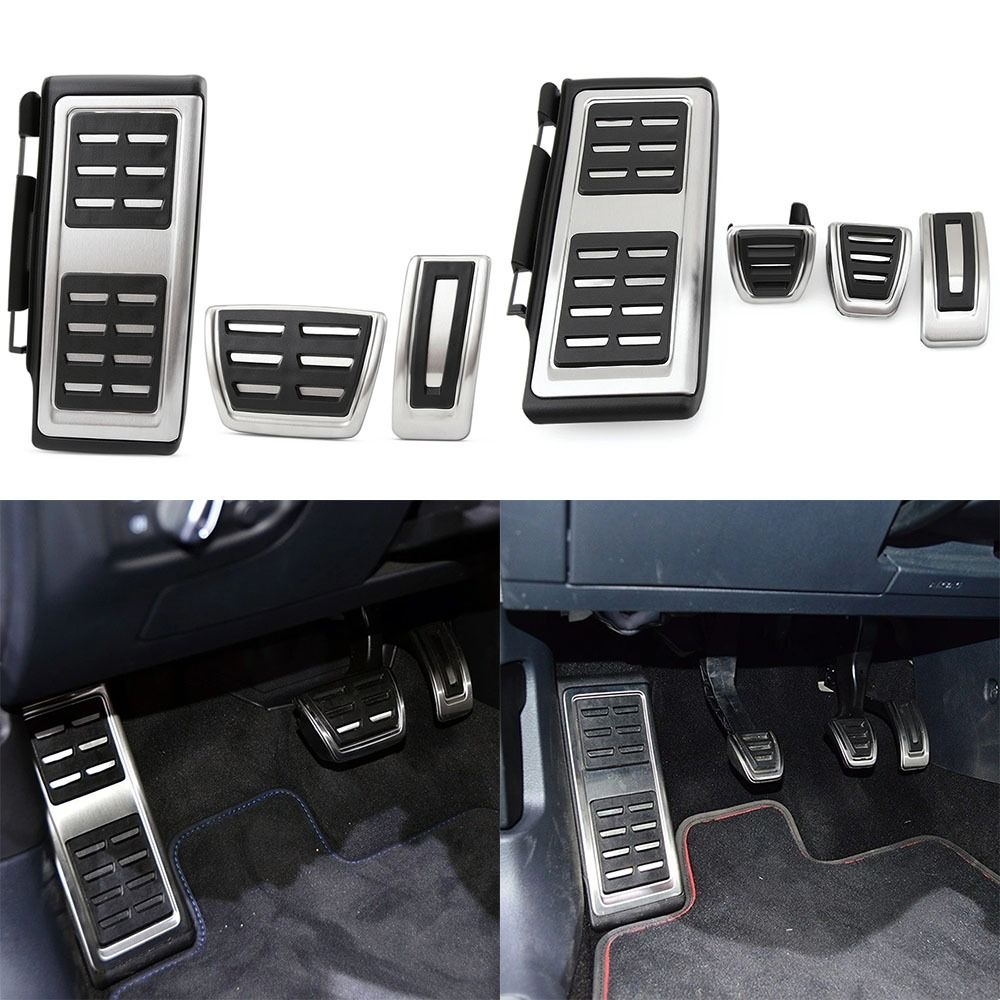 Автоаксессуары Тормоз Для Skoda Комплект Накладка на педаль Тормозная накладка Педали автомобиля Накладка на педали