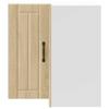 Kitchen Wall Cabinet Kalmar Smoked Oak Wood Based Material