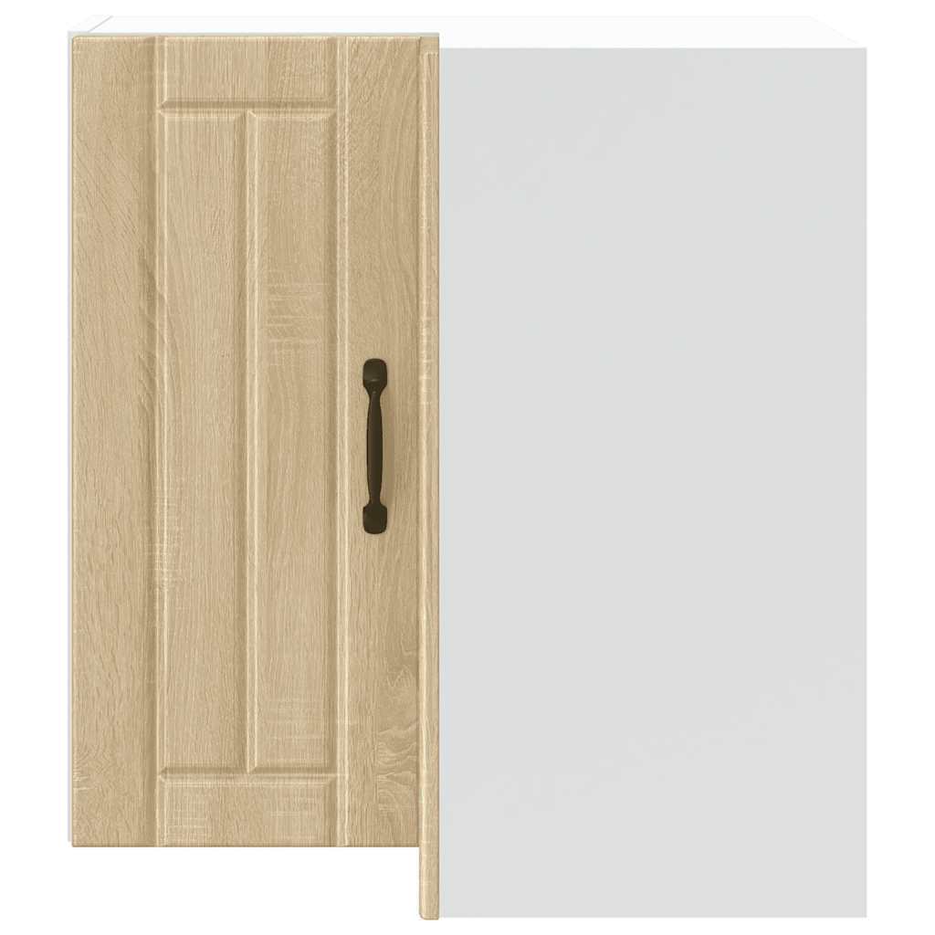 Kitchen Wall Cabinet Kalmar Smoked Oak Wood Based Material
