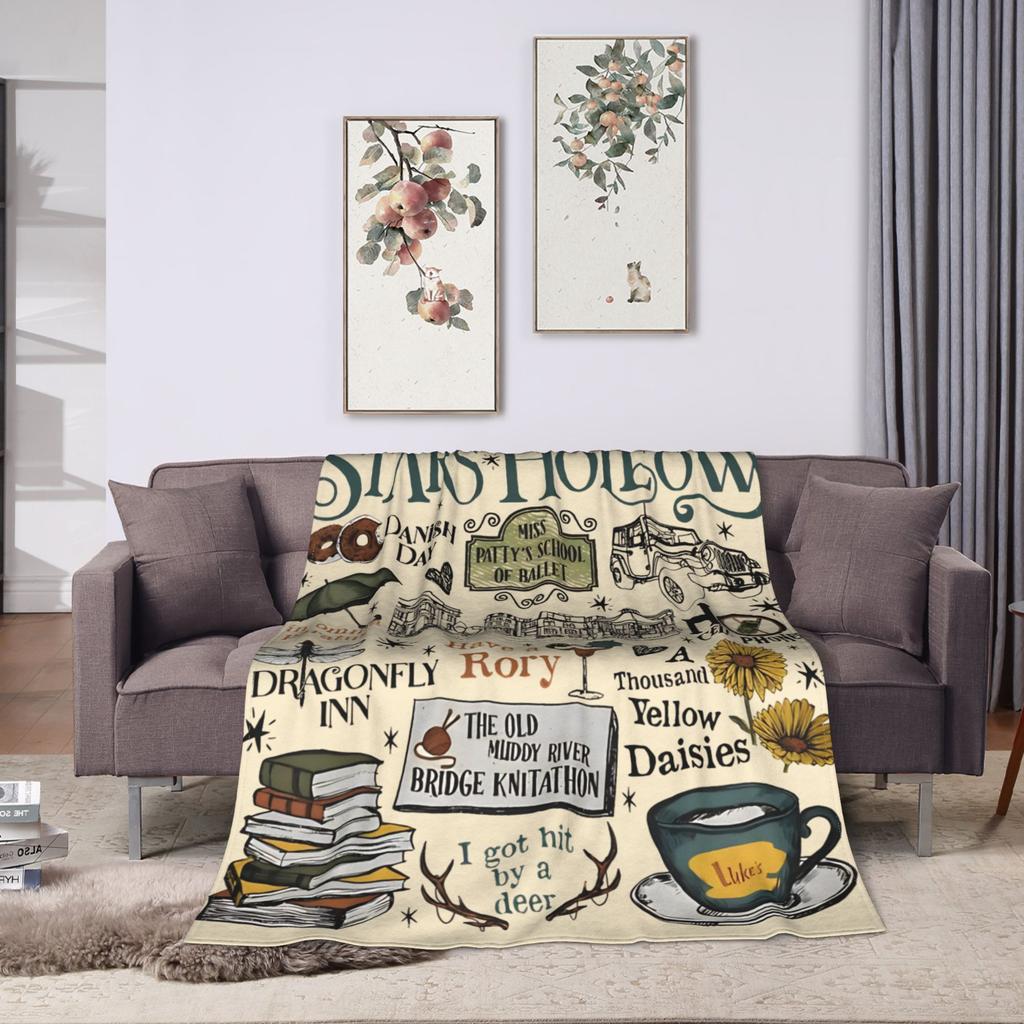 Gilmore Girls Blankets Flannel Spring Autumn Multi-function Warm Throw Blanket for Bedding Outdoor Quilt