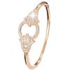 Hand Hoop Micropaved Zirconia Jewelry Bracelet for Women
