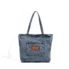 Denim Canvas Shoulder Bag for Women Large Capacity Shopping Bags Daily Literary Tote Bags Japanese and Korean Casual Versatile Handbags