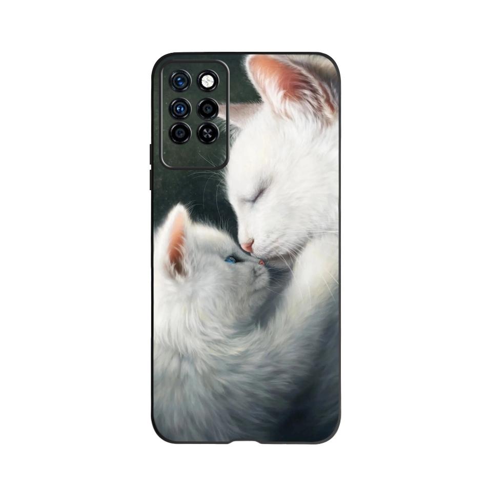 Милый Чехол Для Infinix Note 10 Pro NFC X695C X695 Чехол Для Телефона Черный Силикон Мягкий Чехол Для Infinix Note 10 Funda Note10 Pro 6.95"