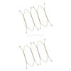 4x Wall Hanging Plate Hook Hanger Dish Display Bracket