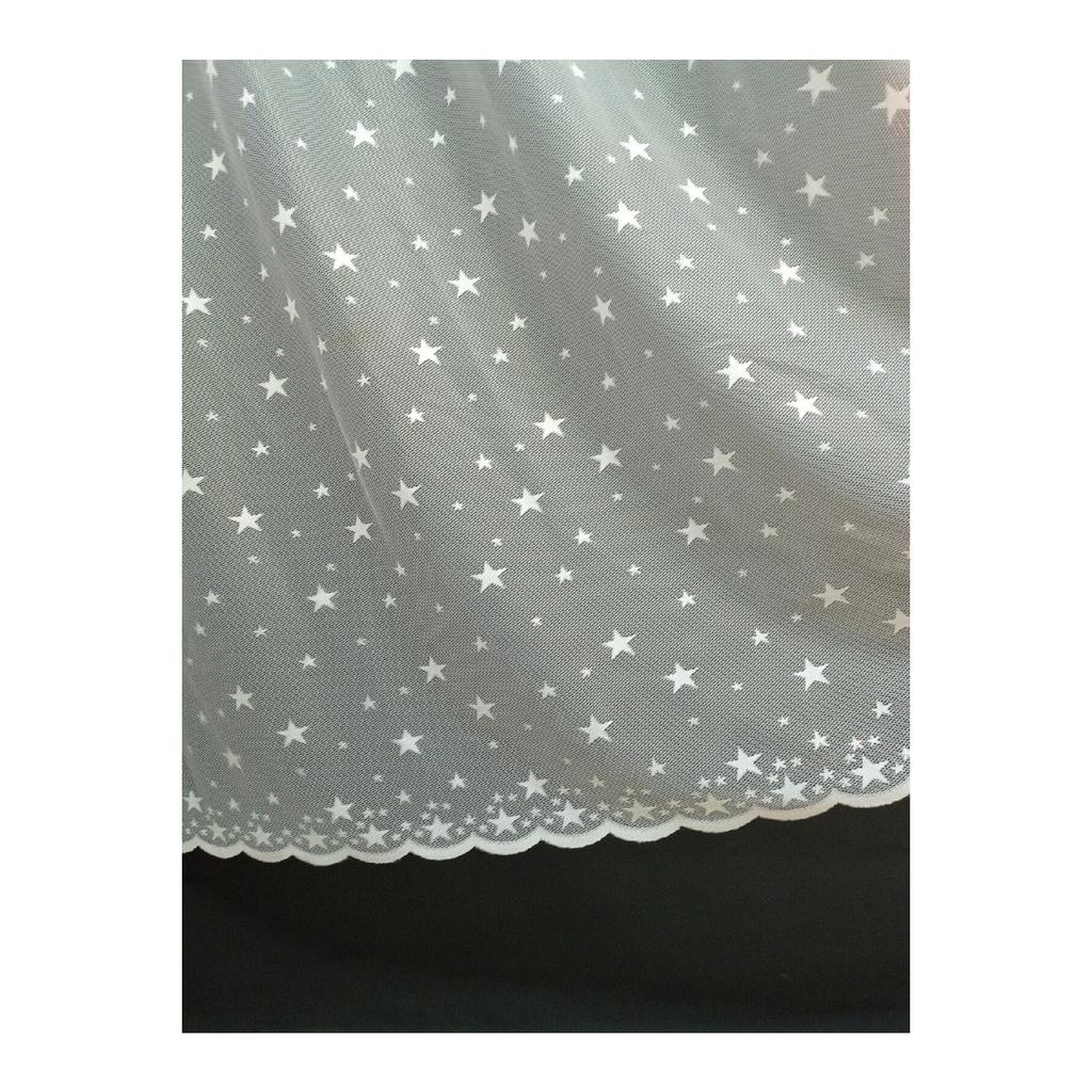 Детская комната Большая Тюлевая Занавеска Звезда 1/2 Плиссированная