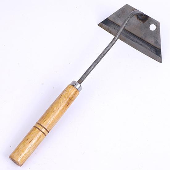 Ручная закаленная полая мотыга с эргономичной ручкой, нержавеющая, легкая прополка, рыхление почвы, садовые принадлежности, ямы на ферме