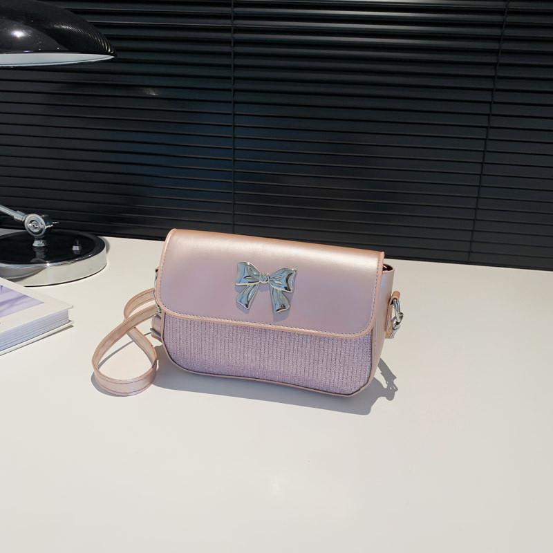 Fashionable New Butterfly Knot Shoulder Bag Trendy Minimalist Small Handbag