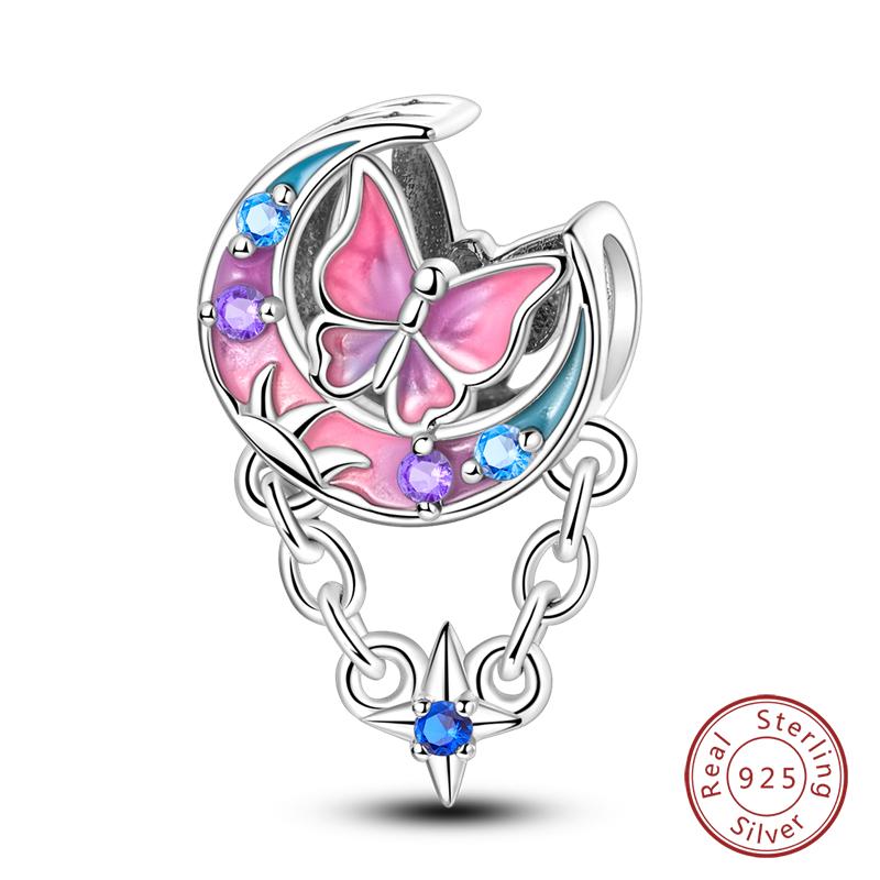 100% Настоящая Медь Перья Ловец Снов Кисточки Шармы Бусины Подходят для Оригинального Браслета-Браслета Qikaola Модная Бижутерия Сделай Сам