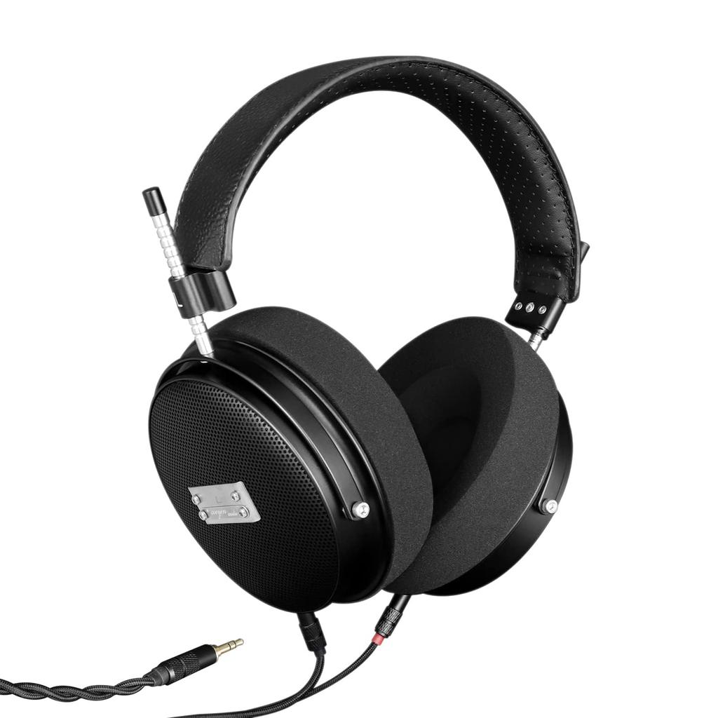 Наушники cooyin SR70 открытого типа, проводные, открытого типа, 70 мм, HD, большой диаметр диафрагмы, кабель, съемный, накладной, разъем HIFI, высокое разрешение, черный, 3,5 мм