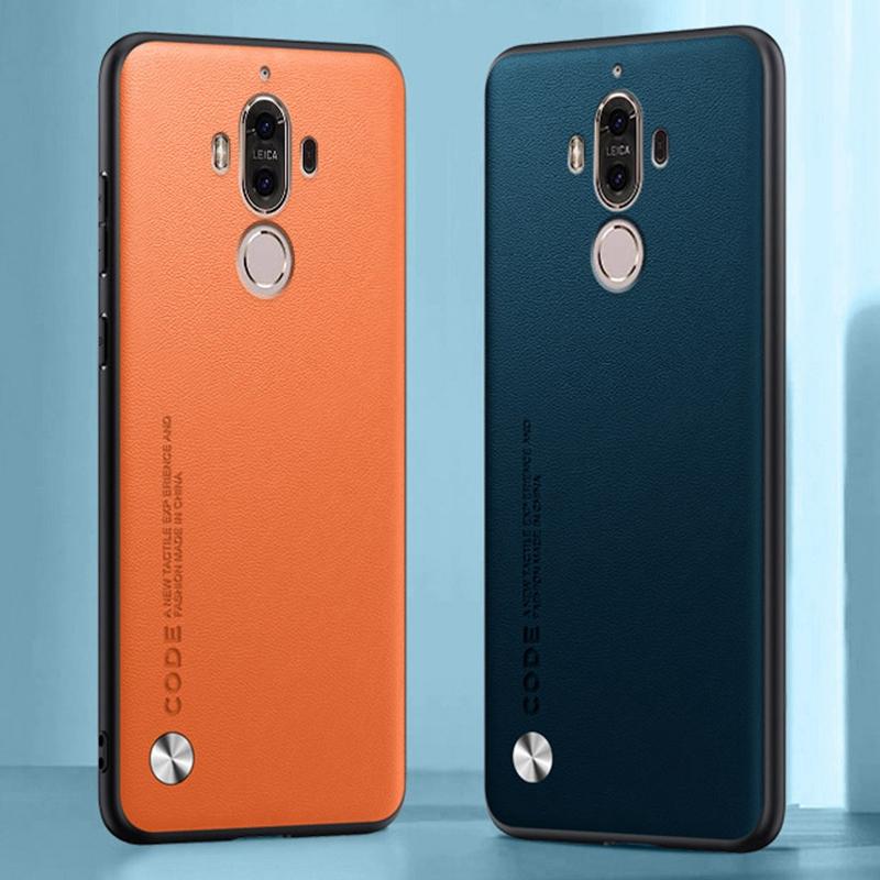 Роскошный чехол из искусственной кожи для Huawei Mate 9 Pro Mate9 Задняя крышка Силиконовый чехол для телефона с полной защитой для Huawei Mate 10 Pro Mate10