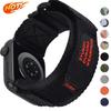 NEW Sports Nylon Strap for Apple Watch Band Ultra 2 49mm 46mm 42mm 45/44/41mm 40mm Bracelet for Iwatch Series 10 9 8 7 6 SE 5 4