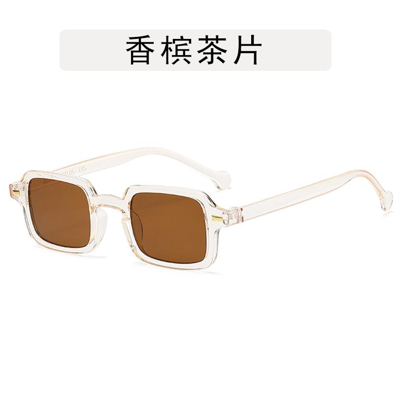 Vintage Retro Style Women's Sunglasses Square Shape Rivets Decoration Sun Glasses Women Travelling Driving Men Sunglass