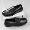 One-pedal Lazy Business Casual Leather Shoes High-end Men's British Soft-soled Breathable Doudou Shoes Men