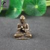 Медная Миниатюрная Фигурка Будды Шакьямуни Статуэтка для Декора Дома Латунная Скульптура Настольное Украшение для Офиса Автомобильные Украшения Аксессуары