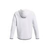 Under Armour Тренировочная флисовая куртка с логотипом, мужская, белая 1379806-100