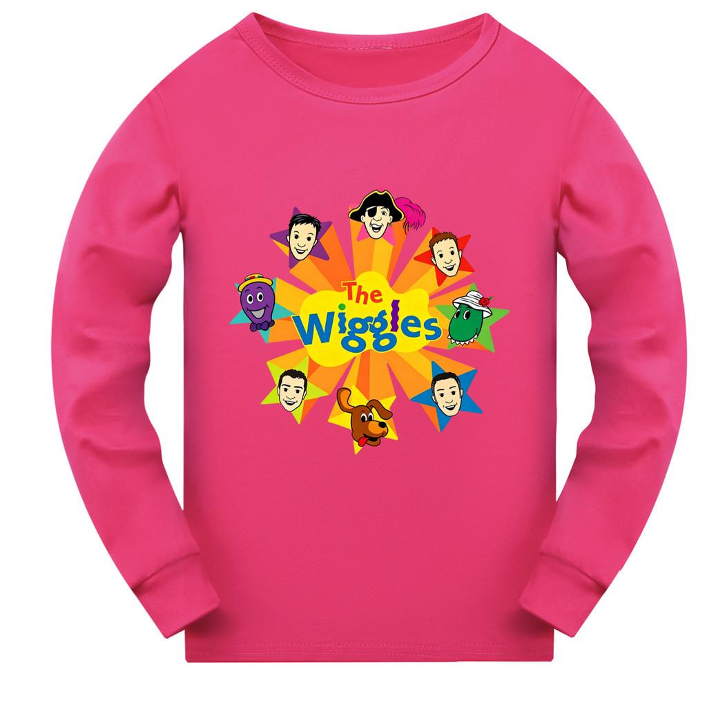 5748 Kid Boys Girls the wiggles Casual Long Sleeves T-Shirt Top