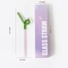 Gift Box Set Drinking Tube Juice Milk Drinking Tea Coffee Straw  Bar Accessories