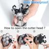 Men's Electric Bald Shaver Grooming Set Waterproof Cordless Multifunctional Wash Charging