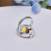 Ametrine 925 Sterling Silver Ring V4965, Yellow & Purple Ring, Oval Ring, Valentin's Day Gift, Gift For Her, Birthday Gift, Handmade Jewelry, Silver J