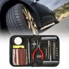 Универсальный комплект для ремонта шин большой грузоподъемности 46 шт. Ремонт проколов и плоских шин подходит для автомобилей, грузовиков, мотоциклов, тракторов