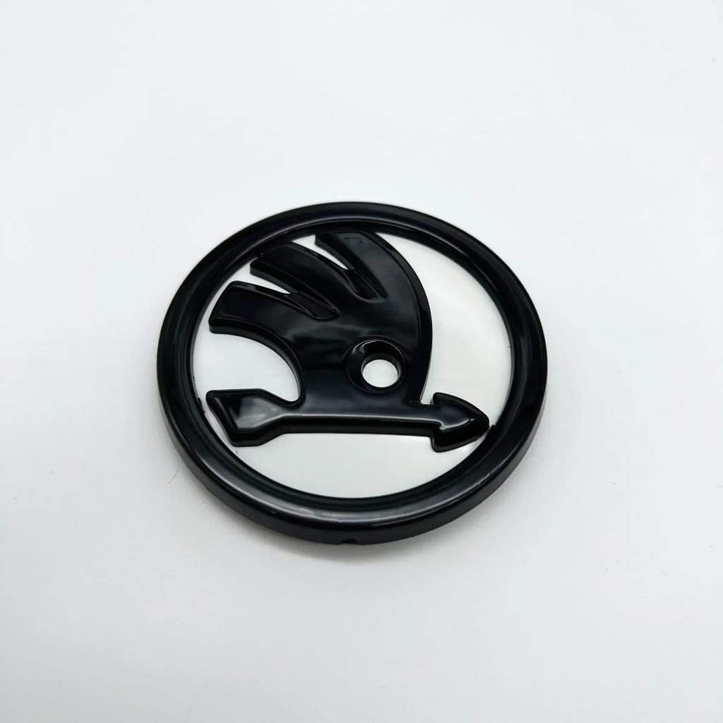 Skoda 2025 Горячий 80мм 90мм 100мм Логотип Значок Автомобиля Передняя Решетка Радиатора Автомобиля Задний Багажник Шильдик для Skoda Octavia Rapid Fabia A7 Superb KAMIQ V