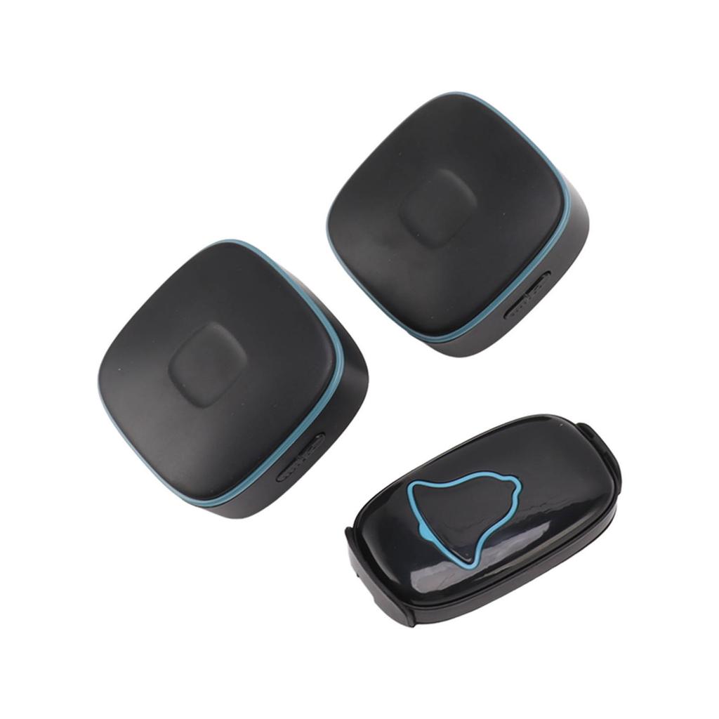 200m Wireless Call System with 36 Songs 4 Gear Volume Levels 2 Plug In Receivers LED Flash Alerts