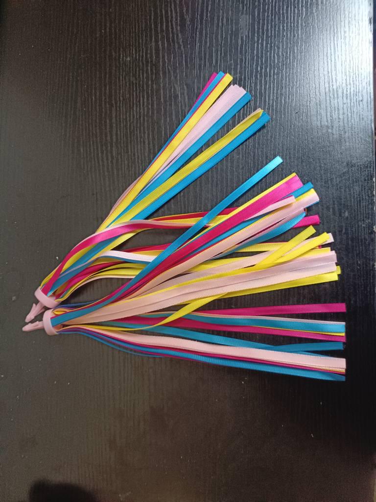 Уличные детские стримеры для беговела - 32 кисточки для рулей велосипеда и самоката