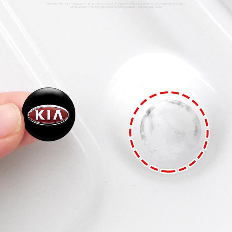 AABIZ1 Car Door Shock Absorber Self Adhesive Collision Avoidance Soundproof Seal Sticker For KIA Soul Ceed Sportage Rio Optima Cerato