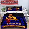 3pcs Duvet Cover Set (1*Duvet Cover + 2*Pillowcase, Without Core), Custom Name PAC Pattern Bedding Set, Home Bedroom Decor Gift
