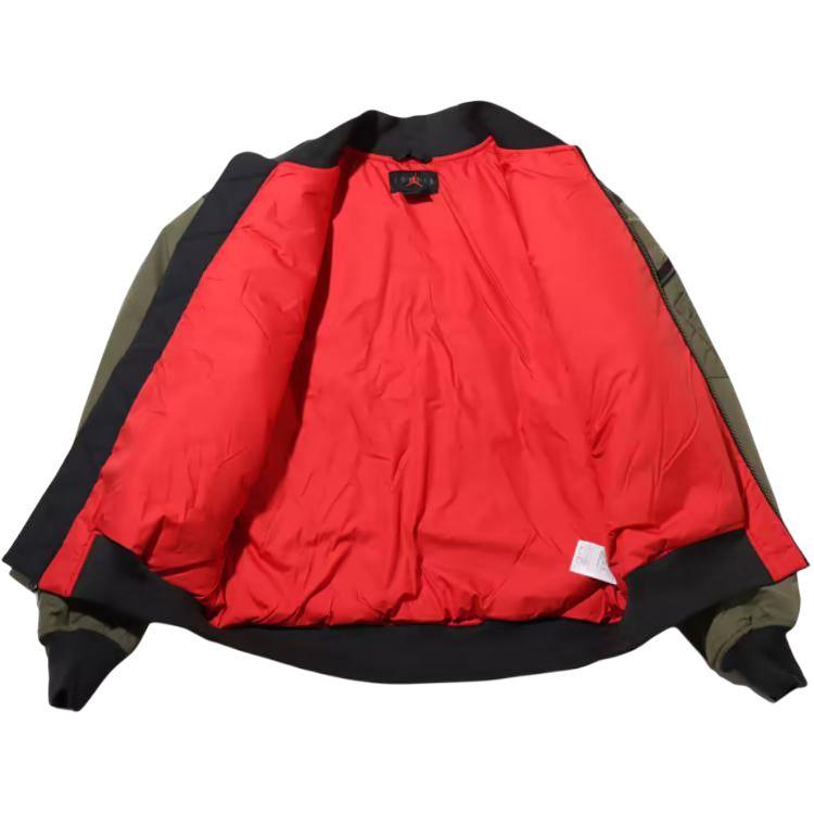 Куртка Air Jordan Renegade Черный/Средний оливковый Мужские топы HQ2664-045