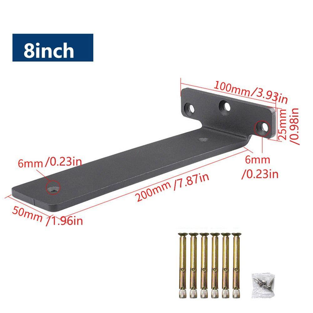 Настенный кронштейн для полки Прямоугольный держатель для полки Держатель для мебели Скрытый кронштейн для полки Стол