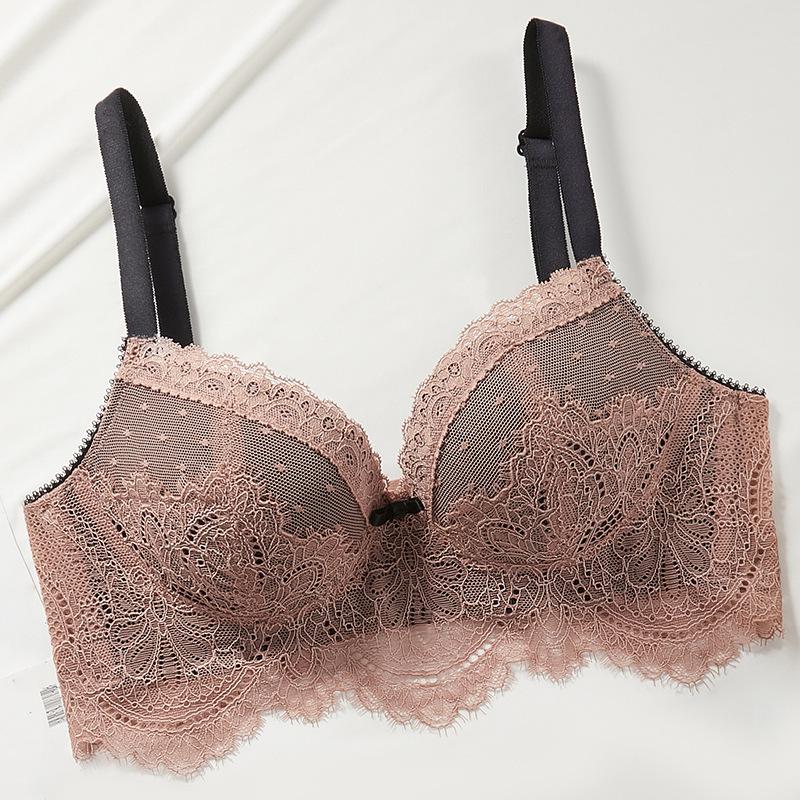 Комплект бюстгальтера пуш-ап для женщин с плоской грудью: Бесшовный, Регулируемый, Боковая поддержка, Предотвращающий провисание, Сексуальный дизайн.