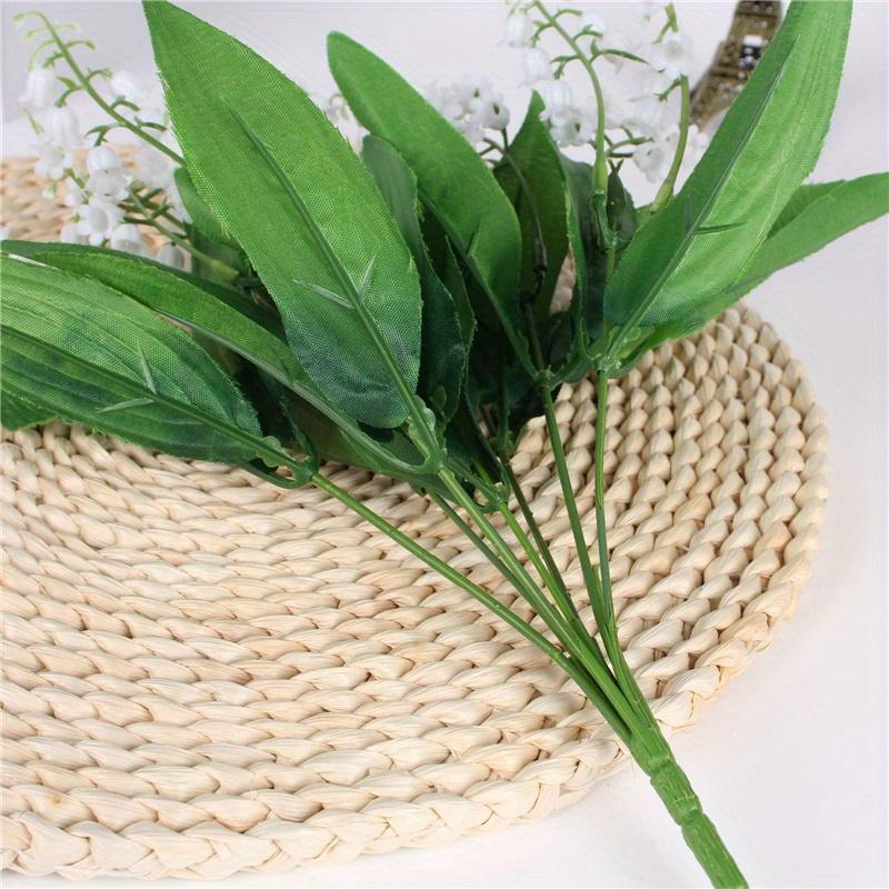 Искусственные цветы Ландыш 7 веток Искусственный пластиковый цветок лилии Свадебный букет Декор для свадебной вечеринки Искусственные цветы