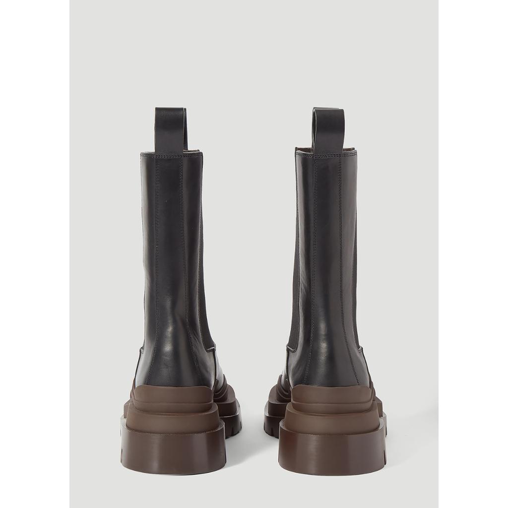 Зимние коричневые женские ботинки на толстой подошве с высоким голенищем из шерсти женские туфли на платформе ботинки челси короткие ботинки на высоком каблуке женские