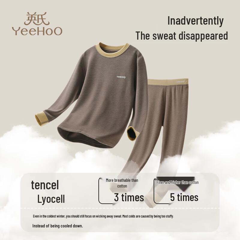 YEEHOO Lyocell Kids Thermal Underwear Set