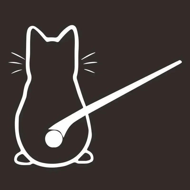 Мультяшная Милая Наклейка Кошка Наклейка на Стеклоочиститель Наклейка на Автомобиль Декаль на Задний Дворник Автомобиля Автоаксессуары