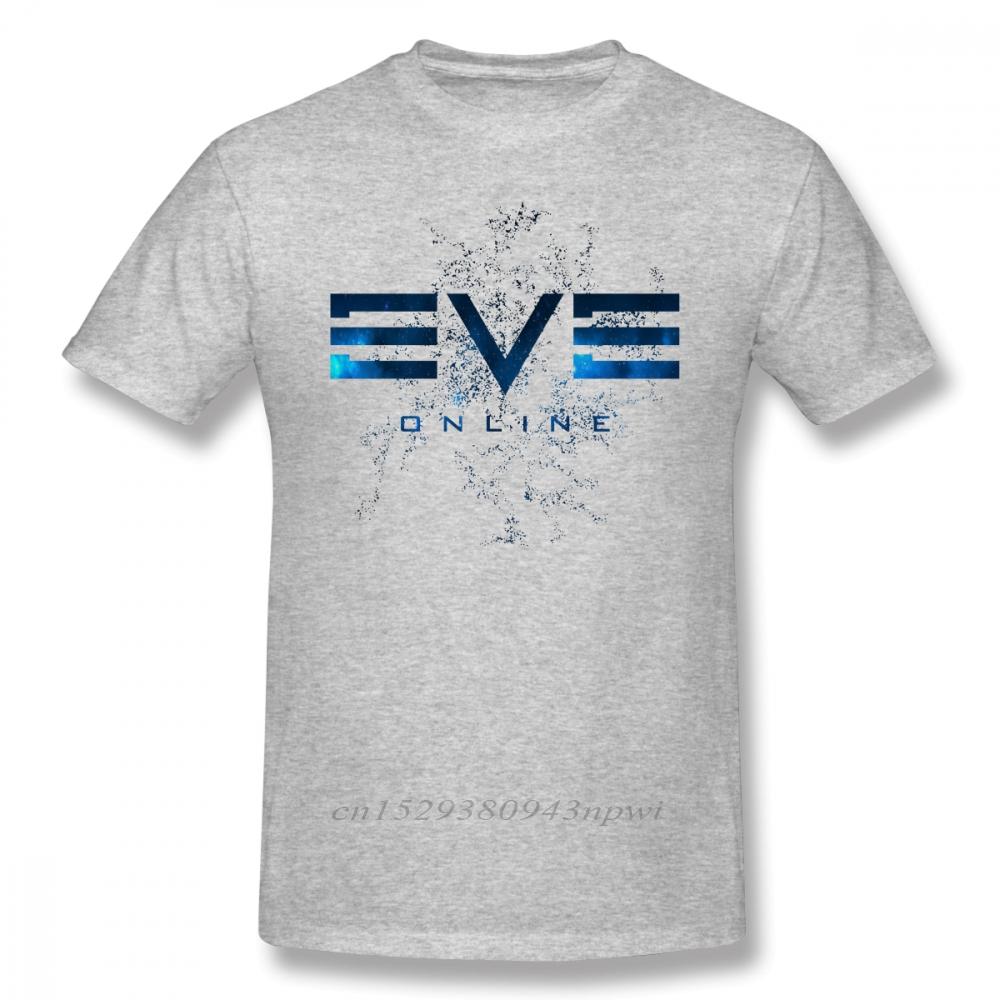 Футболка Eve Online Футболка Eve Online Streetwear Мужская Футболка Крутой Принт 100% Хлопок Футболка с Коротким Рукавом