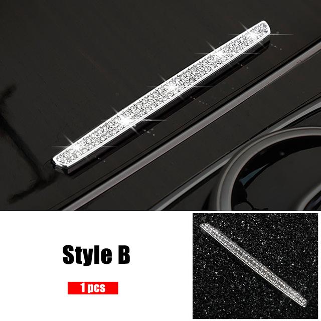 Для Mercedes Benz C GLC Class W205 X253 Накладка на центральную консоль с бриллиантами, кристаллическая наклейка, аксессуары для интерьера