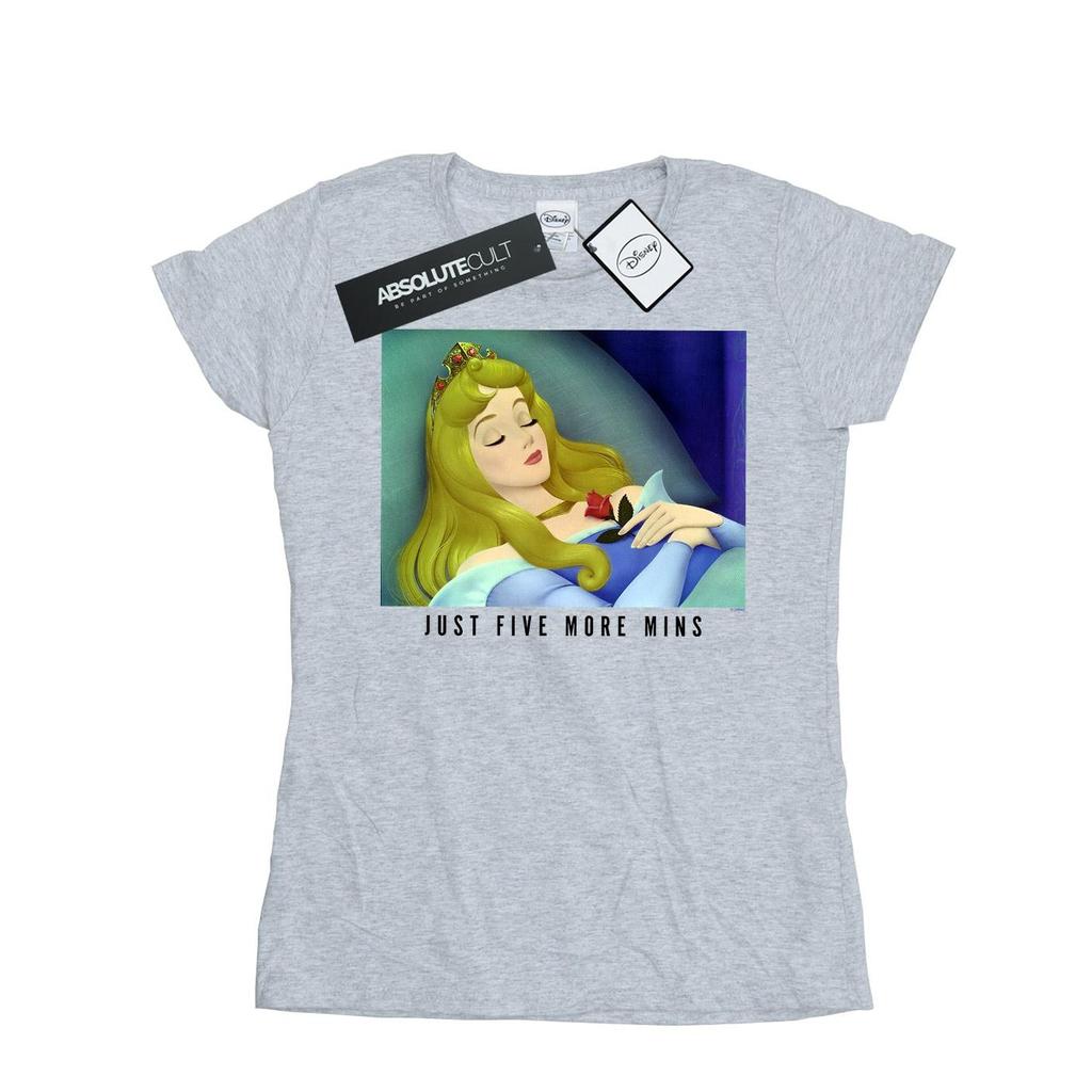 Disney Princess Womens/Ladies Sleeping Beauty Five More Minutes Cotton T-Shirt