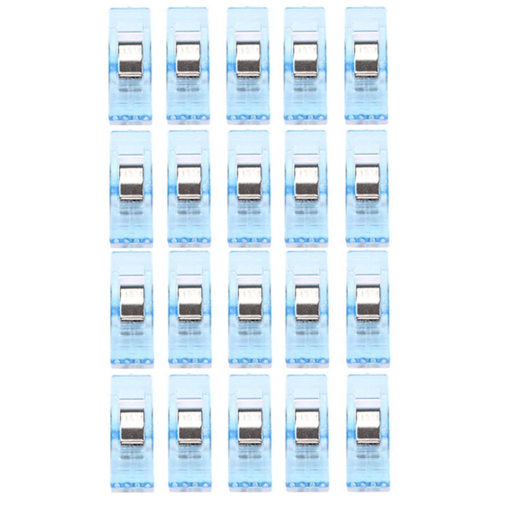 BB 10 шт. прозрачных высококачественных пластиковых зажимов для шитья и рукоделия, набор из 9 цветов MIT