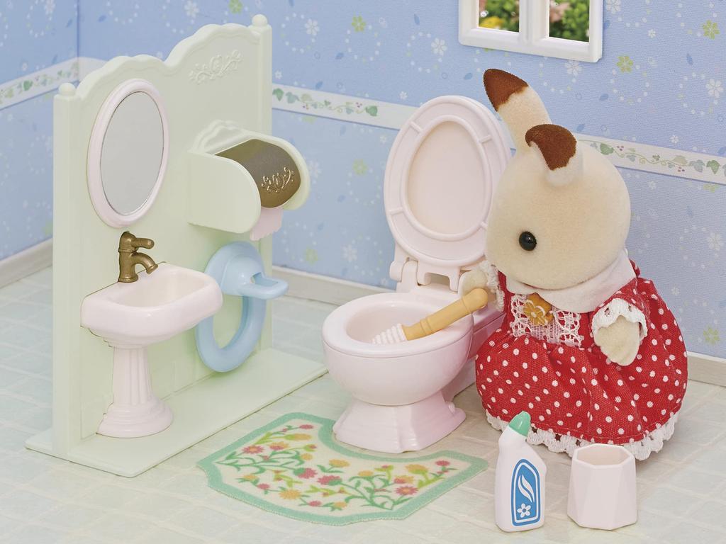 Sylvanian Families Мебель Сертифицировано ST Mark Возраст Игрушка Кукольный домик Sylvanian Families Epoch EPOCH [Набор для туалета] KA-629 3+ ООО