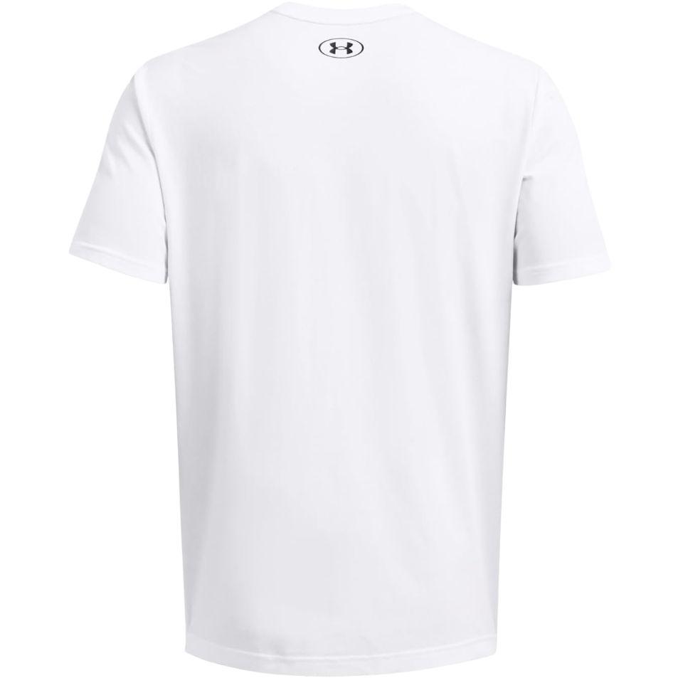 Under Armour Футболка с коротким рукавом Project Rock Payoff Graphic, мужская, белая 1383191-100