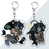 Игровой хоррор на выживание Ключницы-кошки Игровые Себастьян Солас Брелок для аксессуаров Сумка Кольцо для брелока Украшения Подарки для фанатов игр
