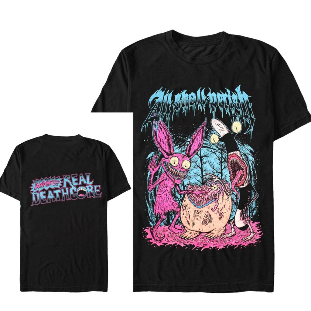 New All Shall Perish Cotton Band Shirt Unisex Summer Short Sleeve Fashion Brand Tee Luxury Casual Vintage
