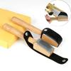 With Protector Cover Suede Sole Wire Shoe Brush Wooden Dance Shoes Cleaning Brush  Household