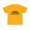 C.1950s Vintage Text Tee | Retro 1950s Typography Shirt and Kids Tshirt
